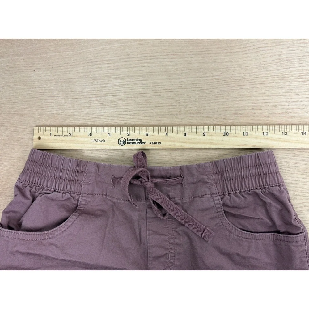 Eddie Bauer Women's Size 4 Shorts Purple Drawstring Elastic‎ Waist